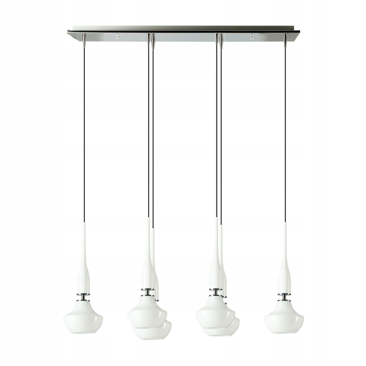 Moderní lampa neobvyklého tvaru s rozšiřujícími stínidly Tasos
