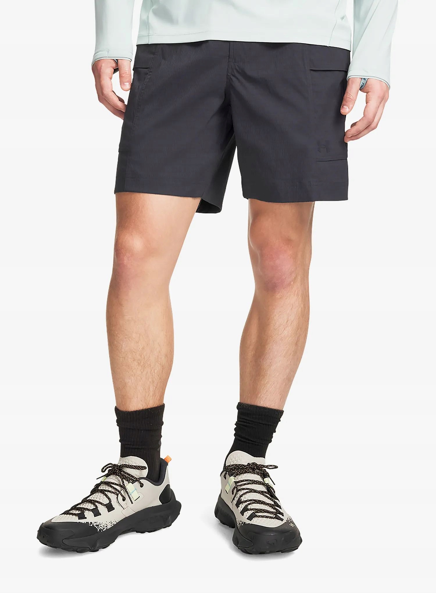 Spodenki turystyczne Under Armour Explor Hike Cargo Short anthracite L