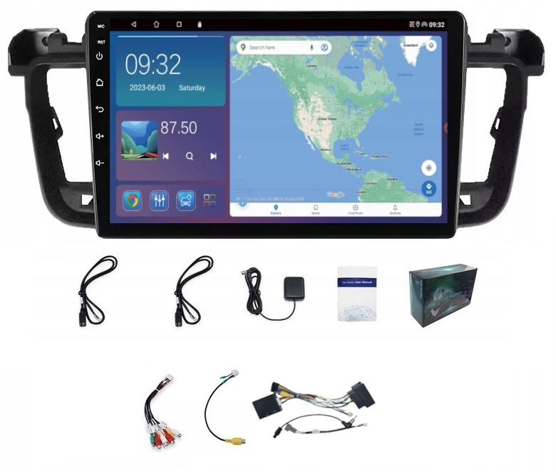 Rádio Navigácia Gps Peugeot 508 Wifi Carplay Bt Usb 4GB 64GB