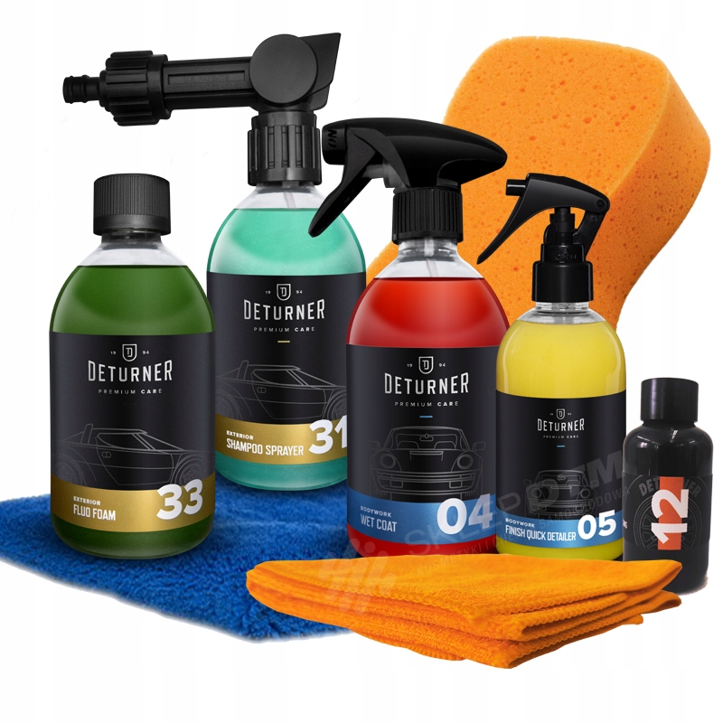 DETURNER ZESTAW MYCIE PIELĘGNACJA LAKIERU + GRATIS