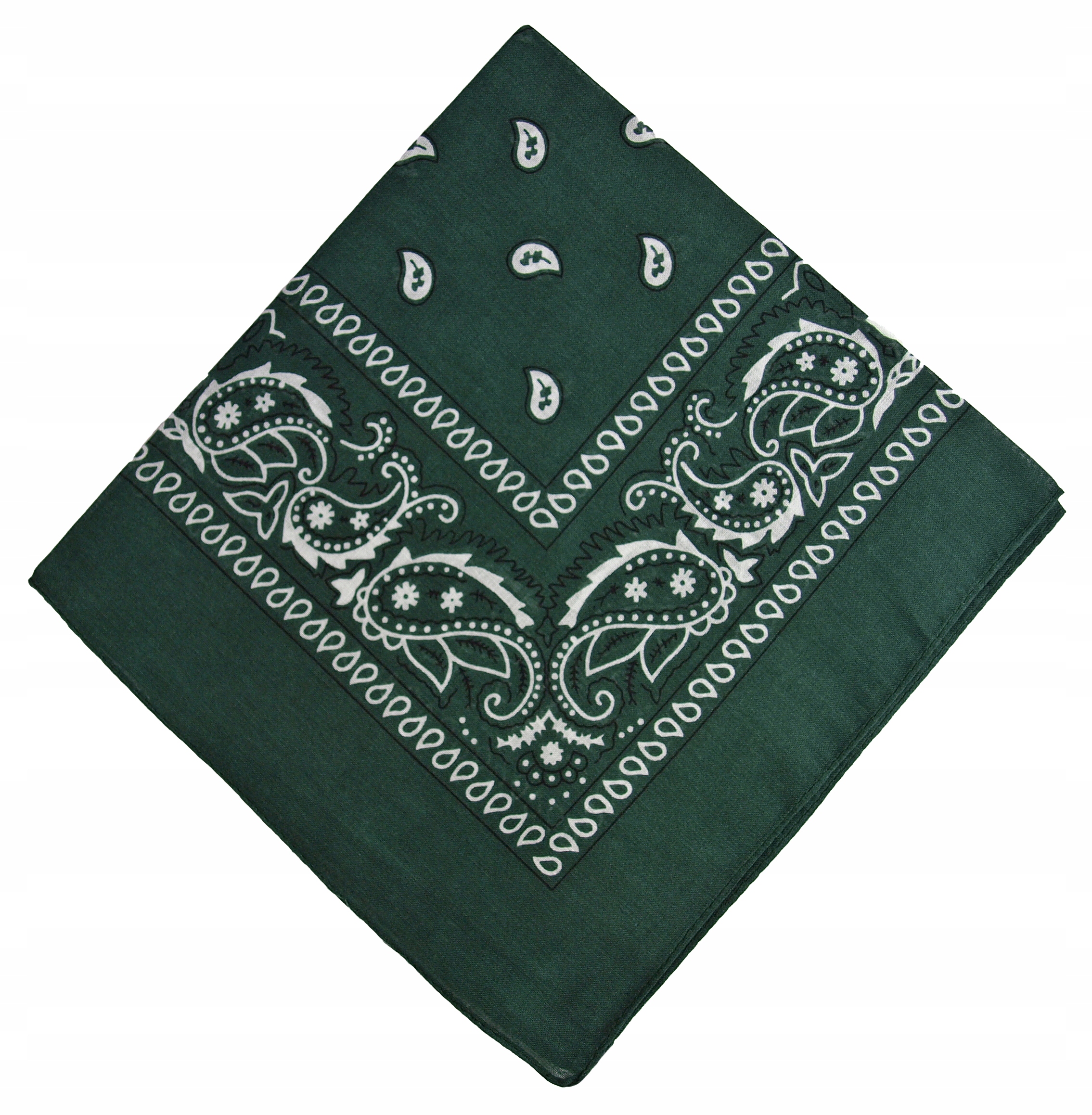 BANDAMKA BANDANA CHUSTKA CHUSTA BANDAMA -c.zielony