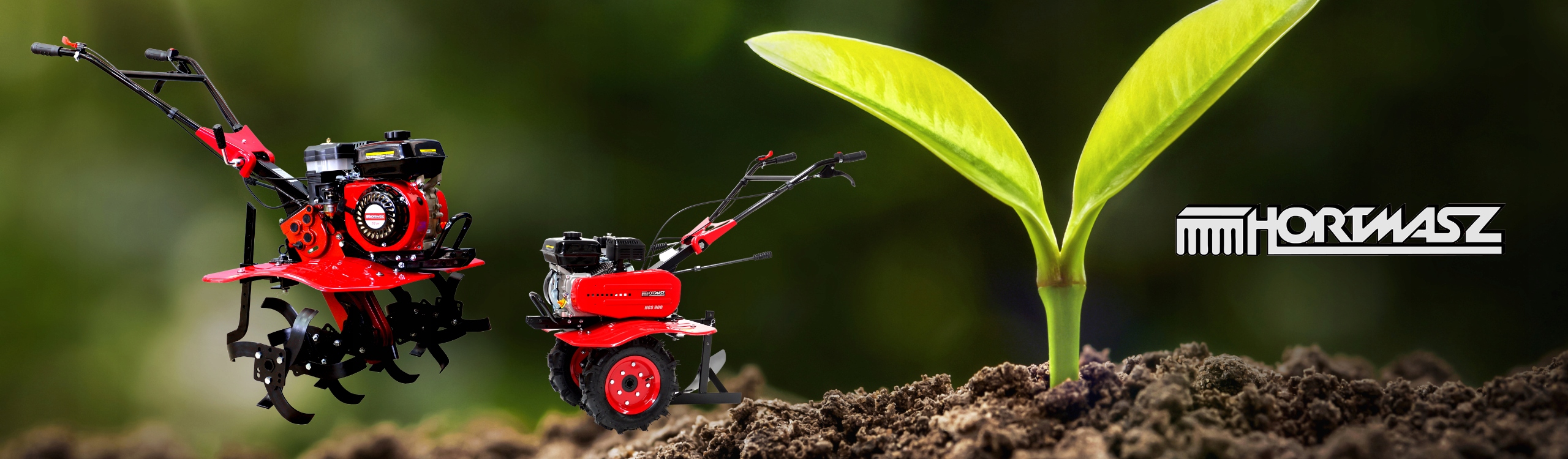 Glebogryzarka spalinowa Hortmasz 100 cm 7 KM HGS900 Zestaw 3x OLEJ + Pług Szerokość robocza 100 cm