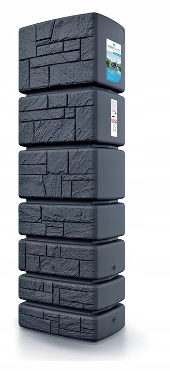Pojemnik na deszczówkę Tower Stone 350L antracyt Prosperplast