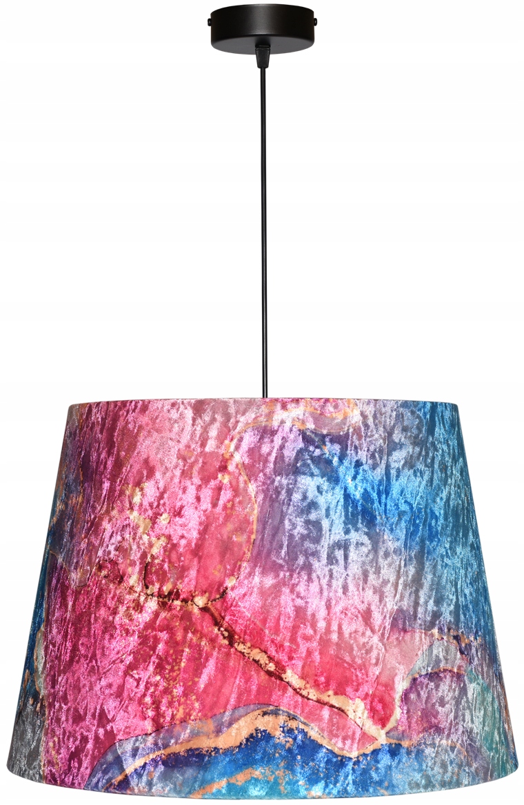 Závesná lampa Luster E27 Tienidlo Kužeľ 34x44 h29 Geody 02 Panca
