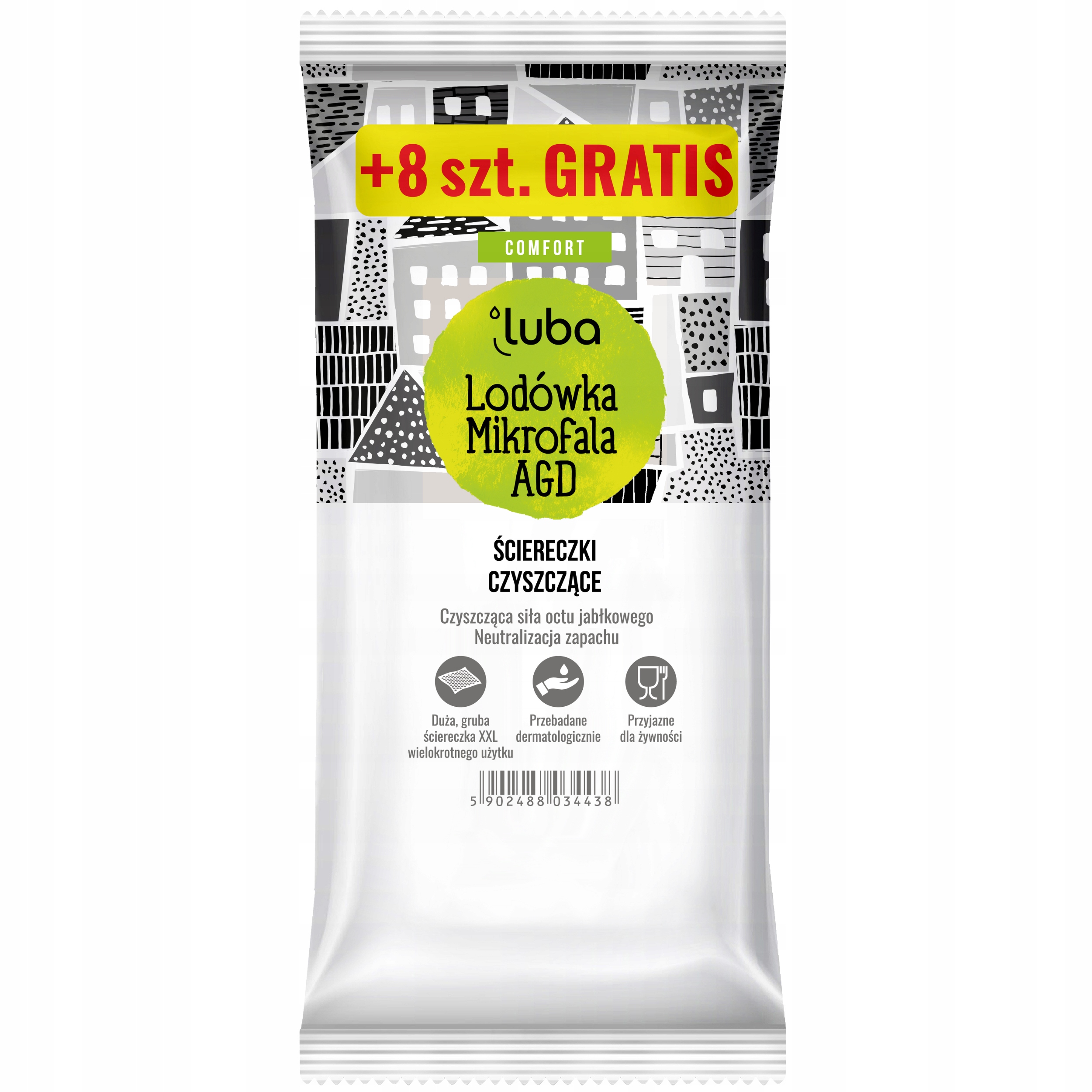 COMFORT ściereczki do Lodówki 32 + 8 szt. Gratis