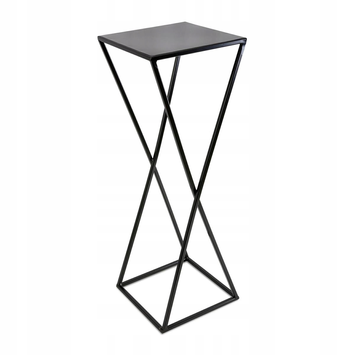 

Nowoczesny kwietnik stojący 70 cm czarny