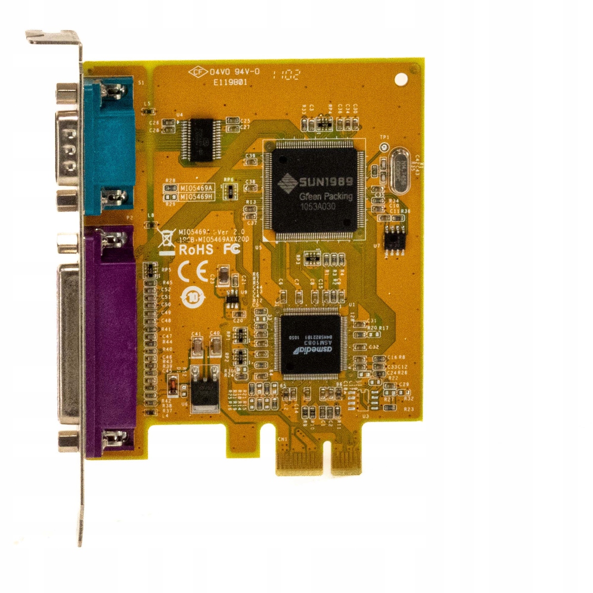 Sunix MIO5469A MIO5469AXX200 Multi I/o PCIe x1