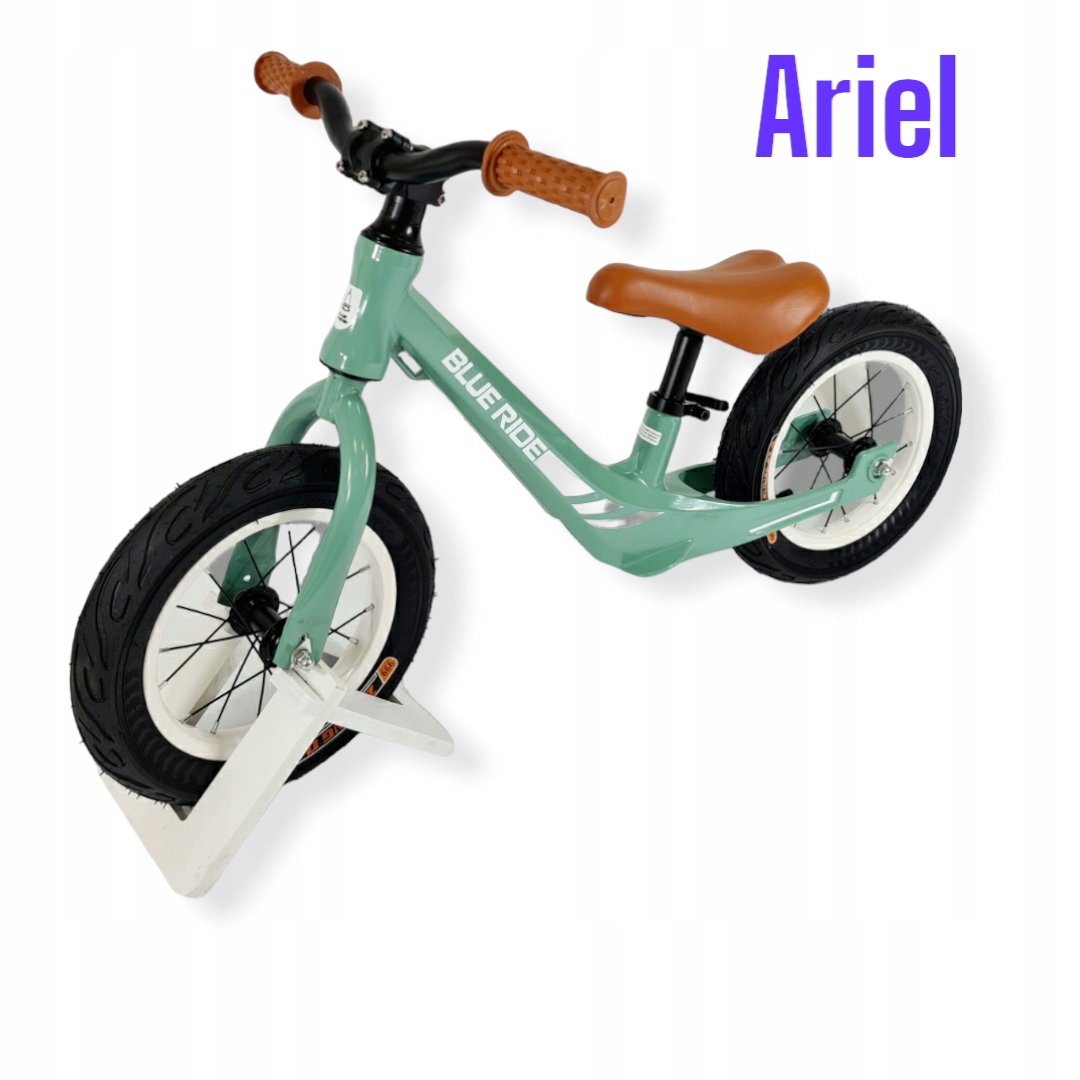 Rowerek Biegowy Pompowane Koła Dwukołowy BMT010 Ariel Zielony