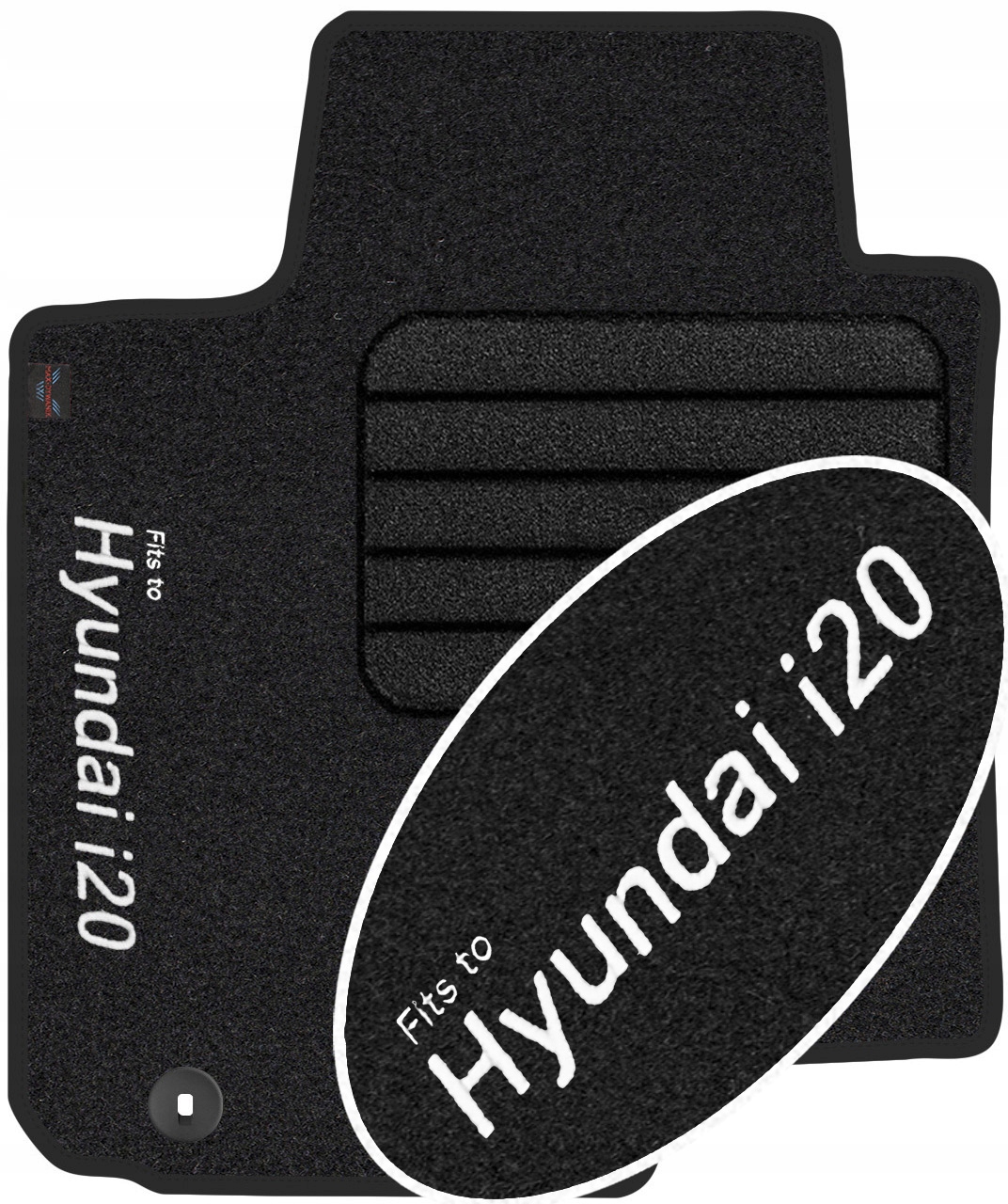 

Hyundai i20 II 2015-2020 Dywanik z Haftem