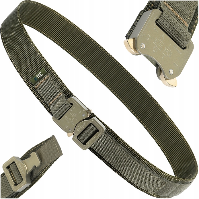 Taktický popruh typu parciální s přezkou Cobra Buckle Belt Ranger Green XL/2XL M-tac