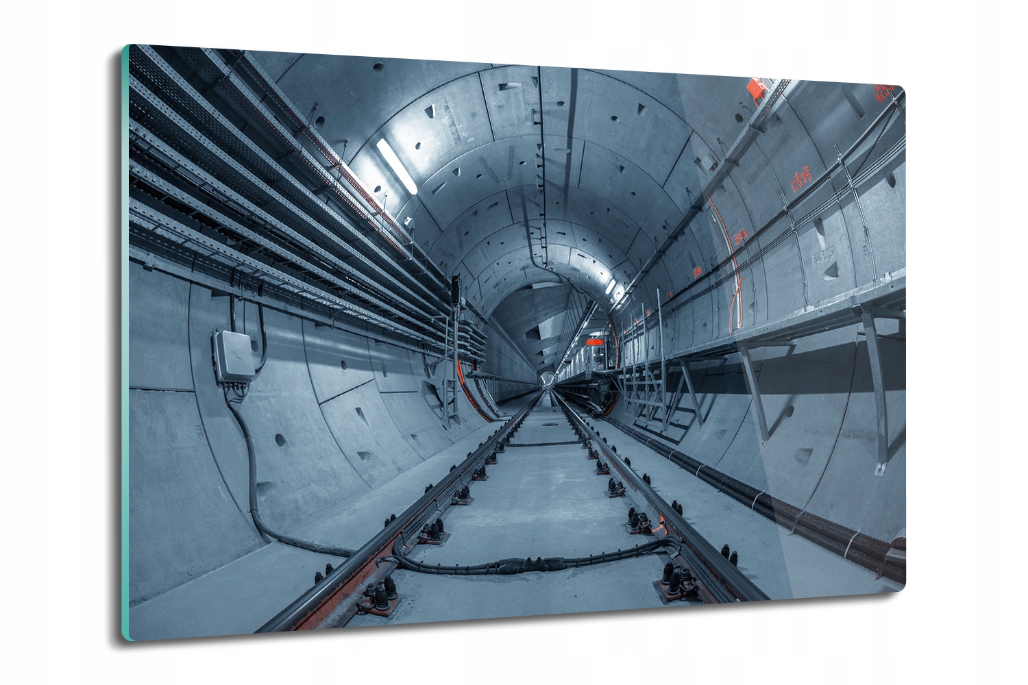 

ze szkła deska podkładka Tunel korytarz tory 80x52