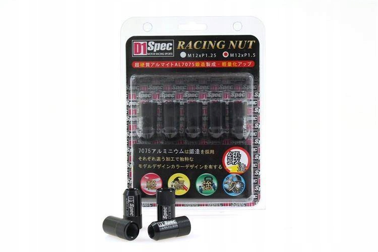 KUTE NAKRĘTKI D1SPEC HEX ALU 1,25 CZARNE