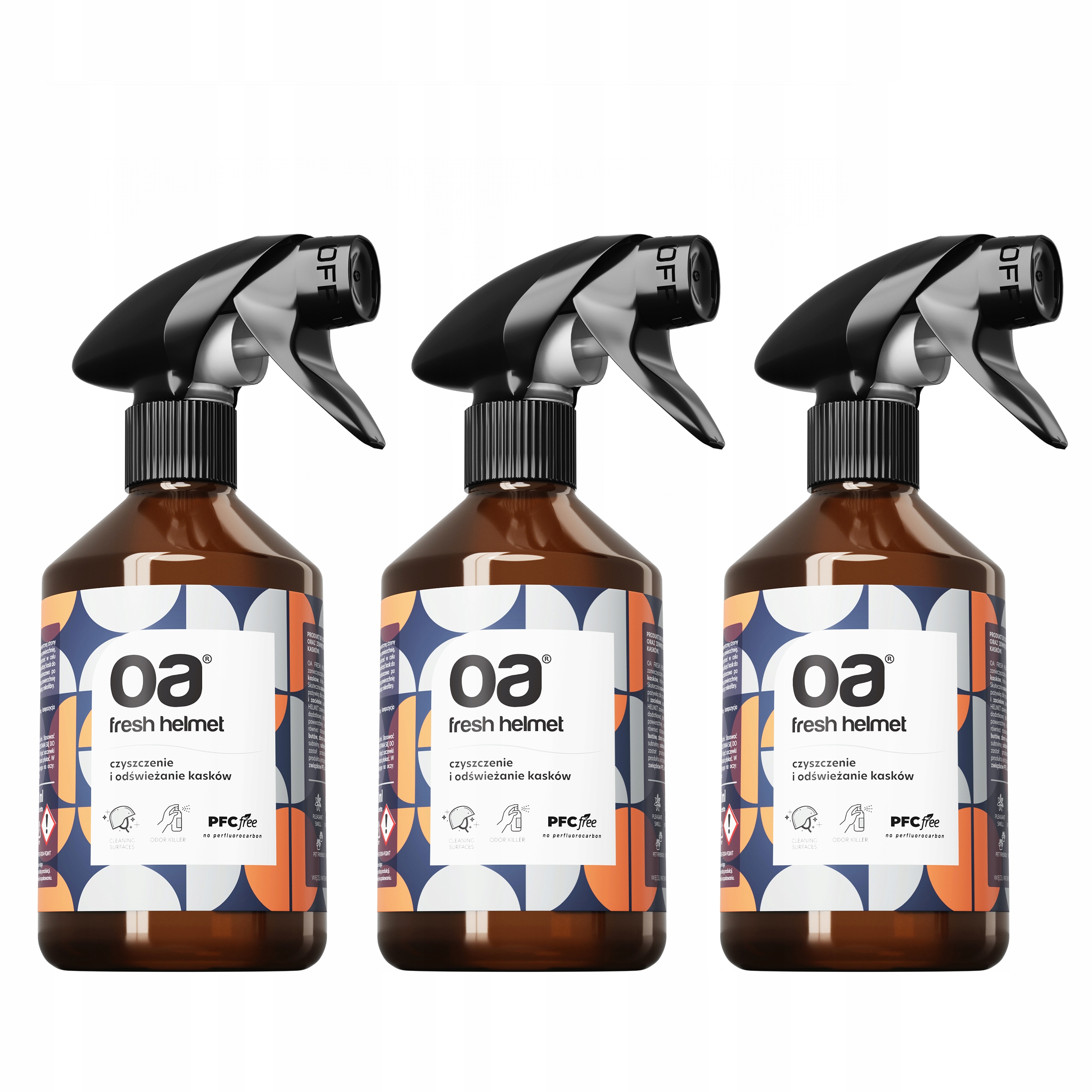 Levně Čisticí a osvěžující přípravek odstraňuje pachy z přileb a bot Oa x3