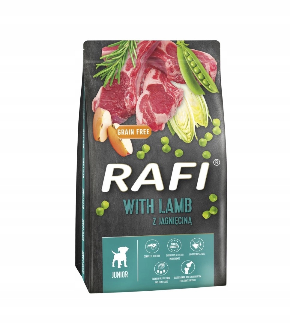 Dolina Noteci Rafi Junior Krmivo pro psa s jehněčím masem 10 kg