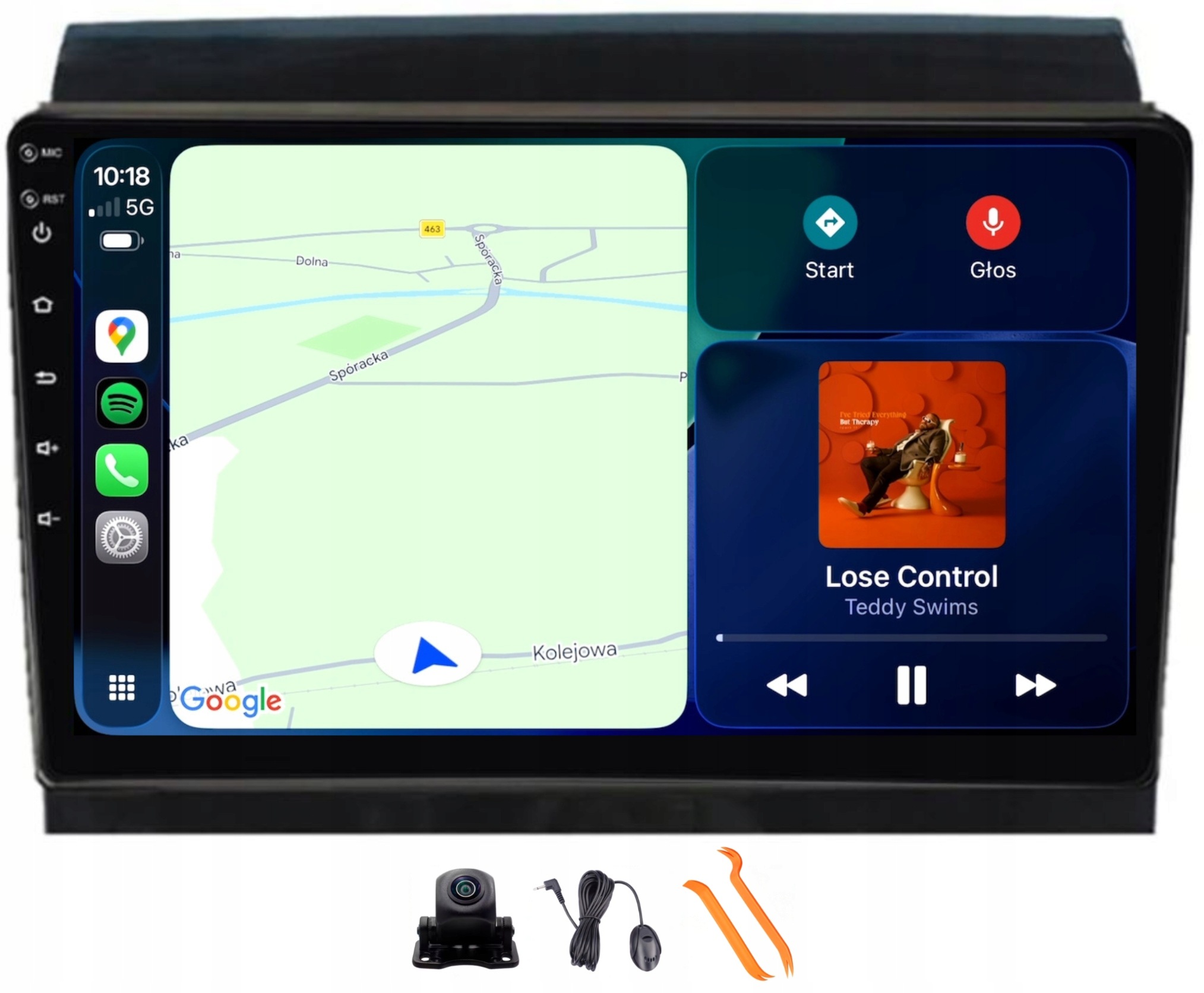 Radio Android Nawigacja VQ230 Qled Carplay Lte Gps Ds Peugeot Boxer 2 11-15
