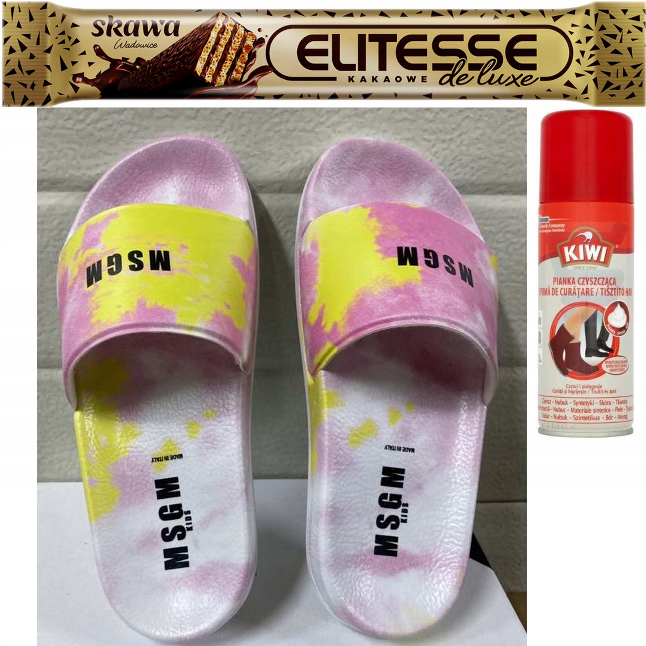 Dámské Nazouváky Msgm , barevné, světle módní, nové, vel. 35, do bazénu a sprchy