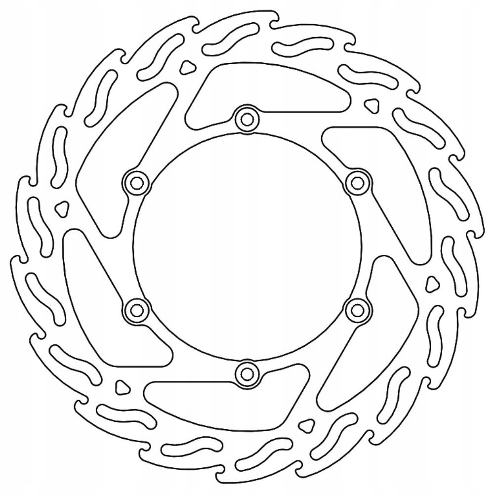 110286 - ГАЛЬМІВНИЙ ДИСК MOTOMASTER ПЕРЕДНІЙ YAMAHA YZ 250