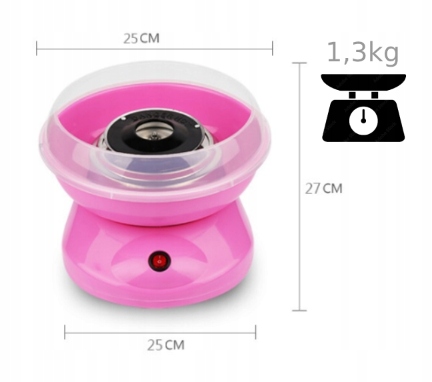 MASZYNA MASZYNKA WATY CUKROWEJ DOMOWA WATA CUKROWA PATYCZKI MAŁA MINI WATA Model Maszyna do waty cukrowej