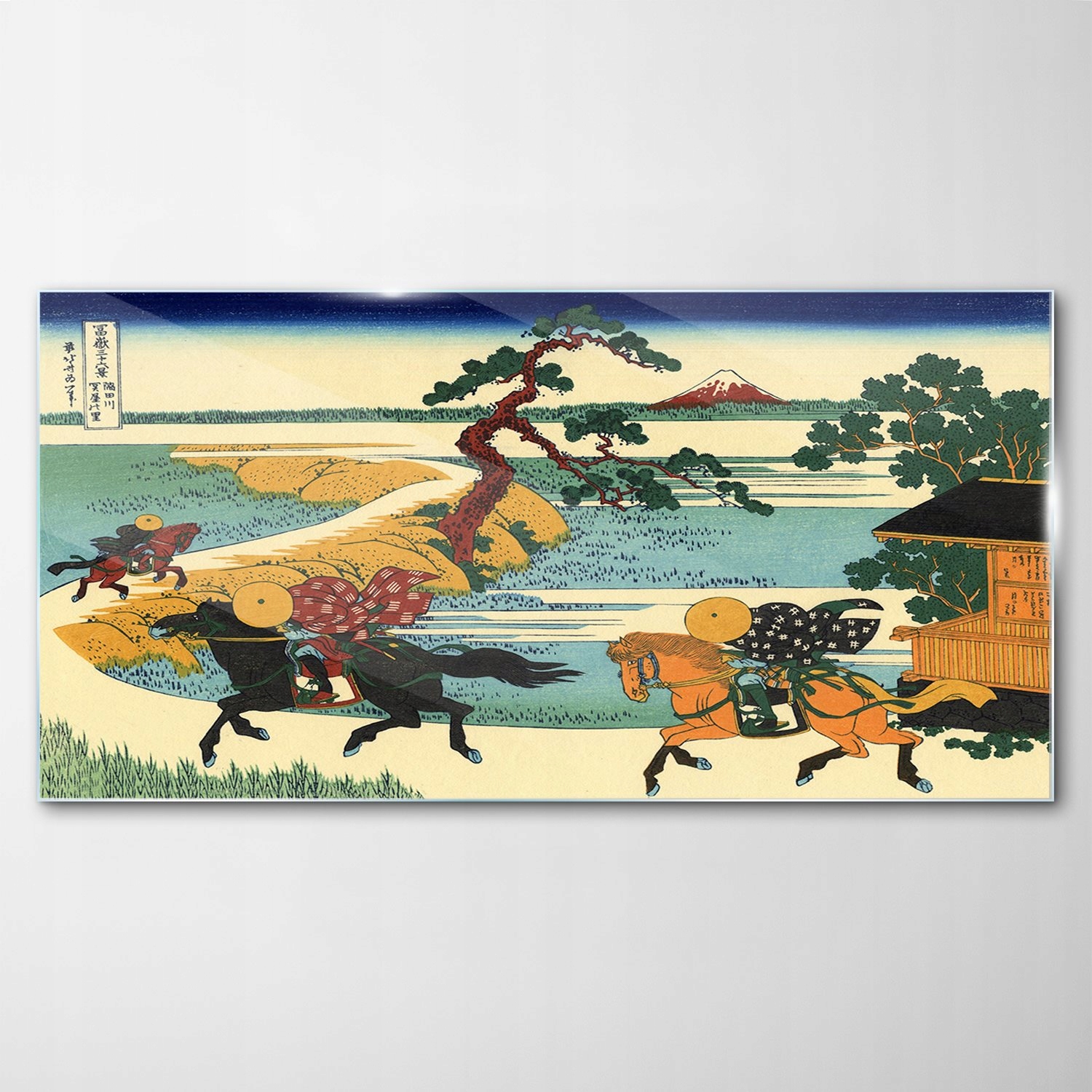 Tvrdený sklenený obraz Galopujúce kone 100x50