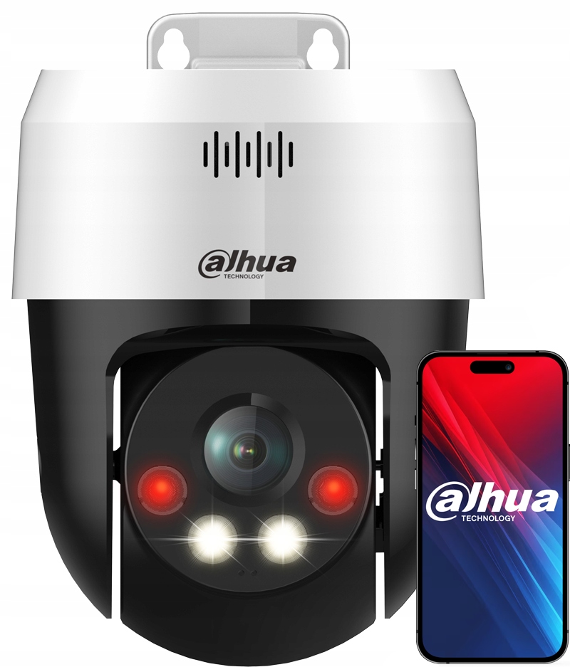 Vonkajšia otočná kamera PoE 5Mpx 3K Dahua Dual Light Audio Detekcia pohybu