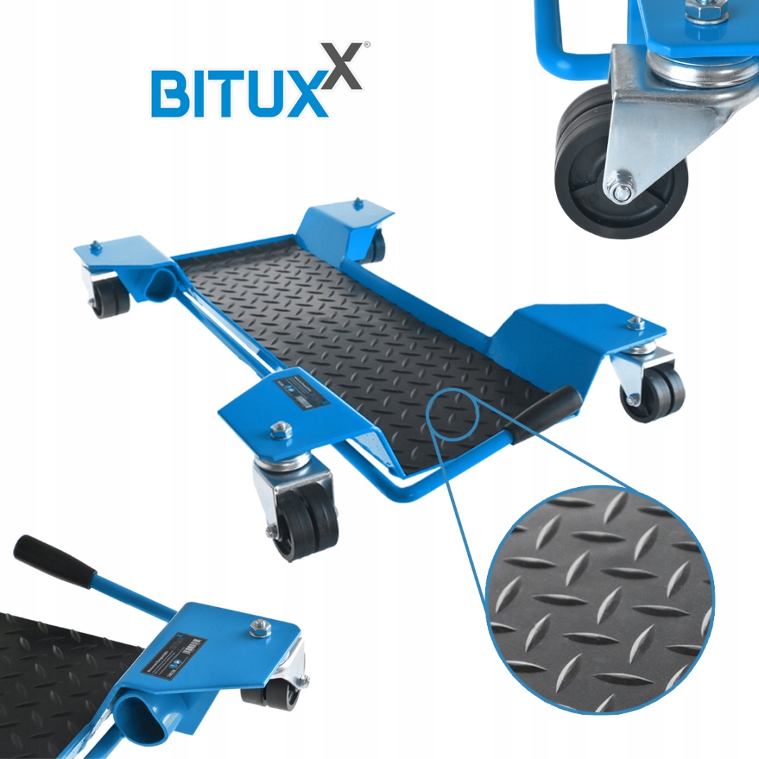 Manewrowy wózek do motocykli udzwig 250kg obrotowe koła