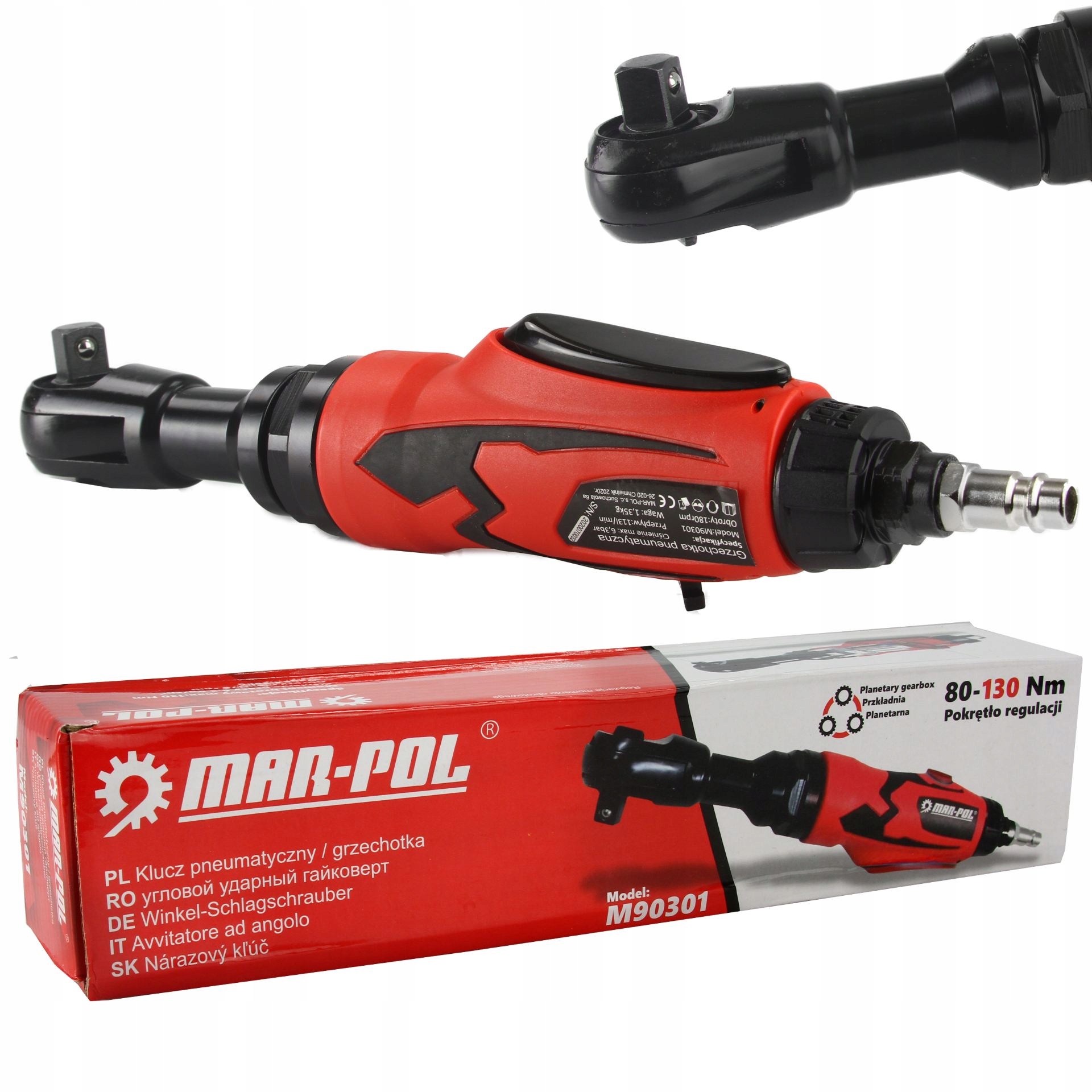 GRZECHOTKA PNEUMATYCZNA 1 2 CALA KLUCZ KATOWY KOMP