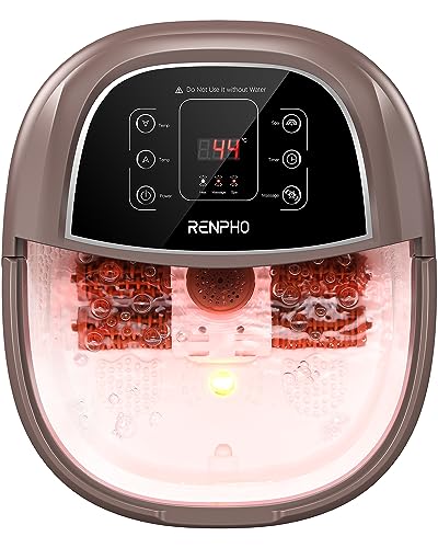 Renpho JD-618 masażer do stóp z hydromasażem, podgrzewaniem i bąbelkami