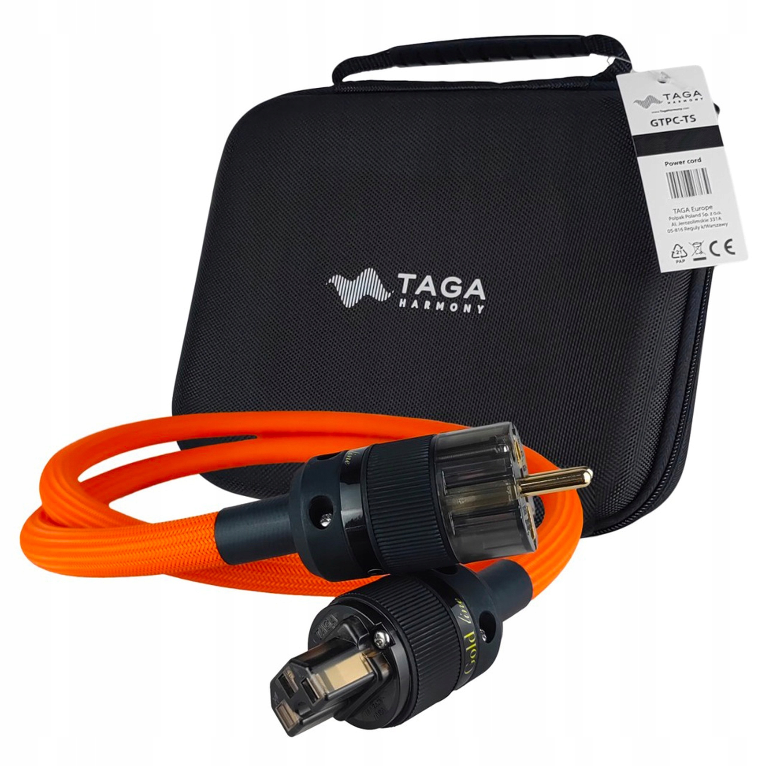 Кабель питания Taga Harmony GTPC-TS Gold Line 2 м