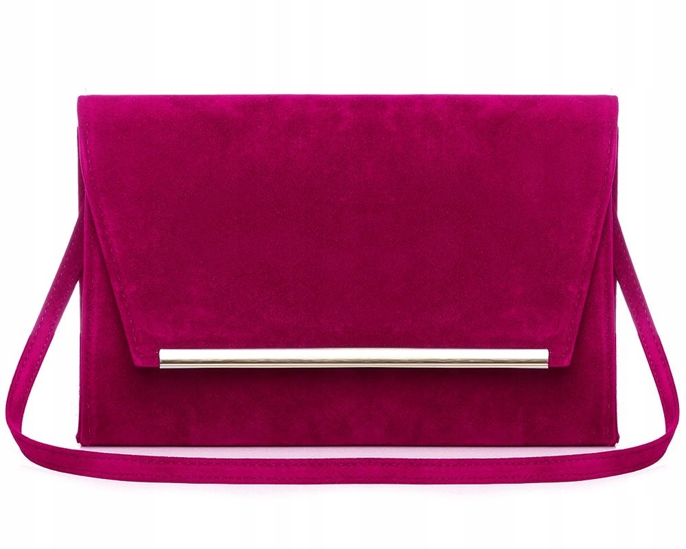 FUKSJA KOPERTÓWKA TOREBKA WIZYTOWA SOLOME M10 ZAMSZ Stan opakowania brak opakowania