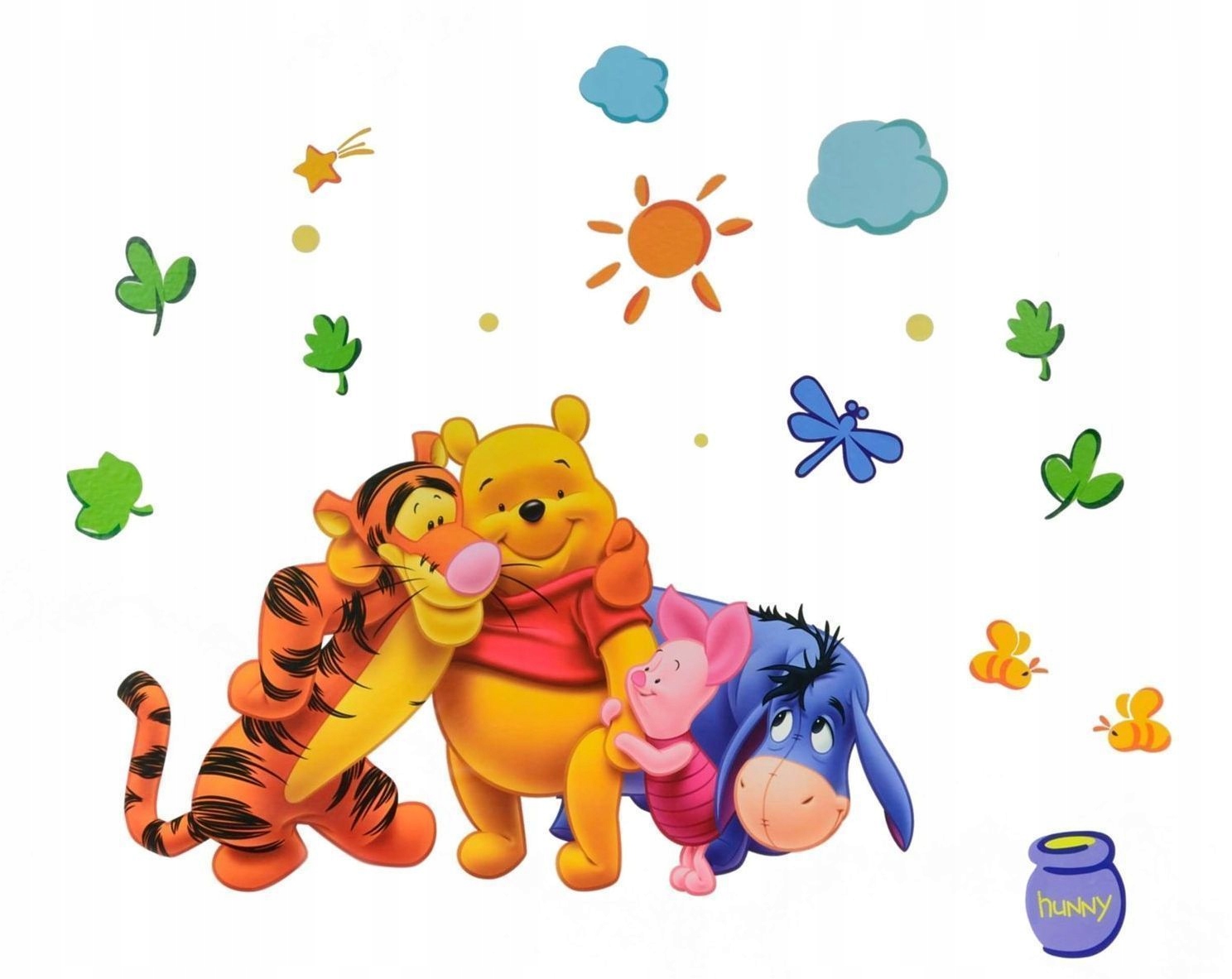 Наклейки на стену настенные Винни Пух WS-0033