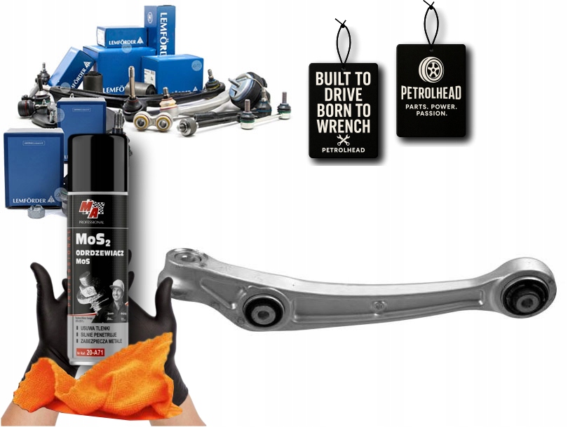 Rameno Přední Vw A4 Avant A5 07- Spodní Levé Přední L #Petrolhead Pro+ Kit1