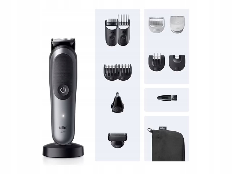 Braun Multi Groomer AIO7560 BlkSpcGry Braun