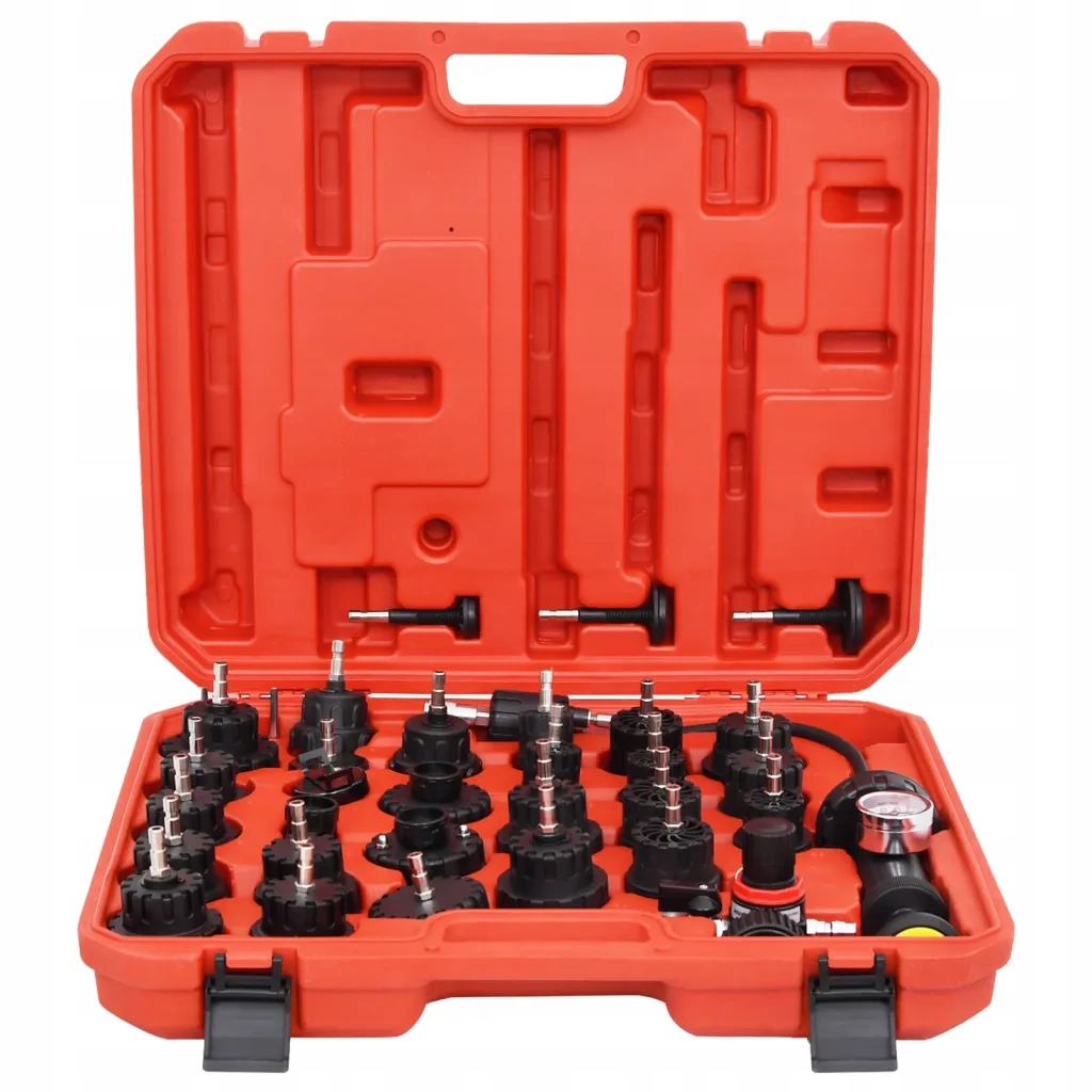 Manometr do chłodzenia samochodu 24szt. - czerwony, 47x42x12cm Stan opakowania oryginalne