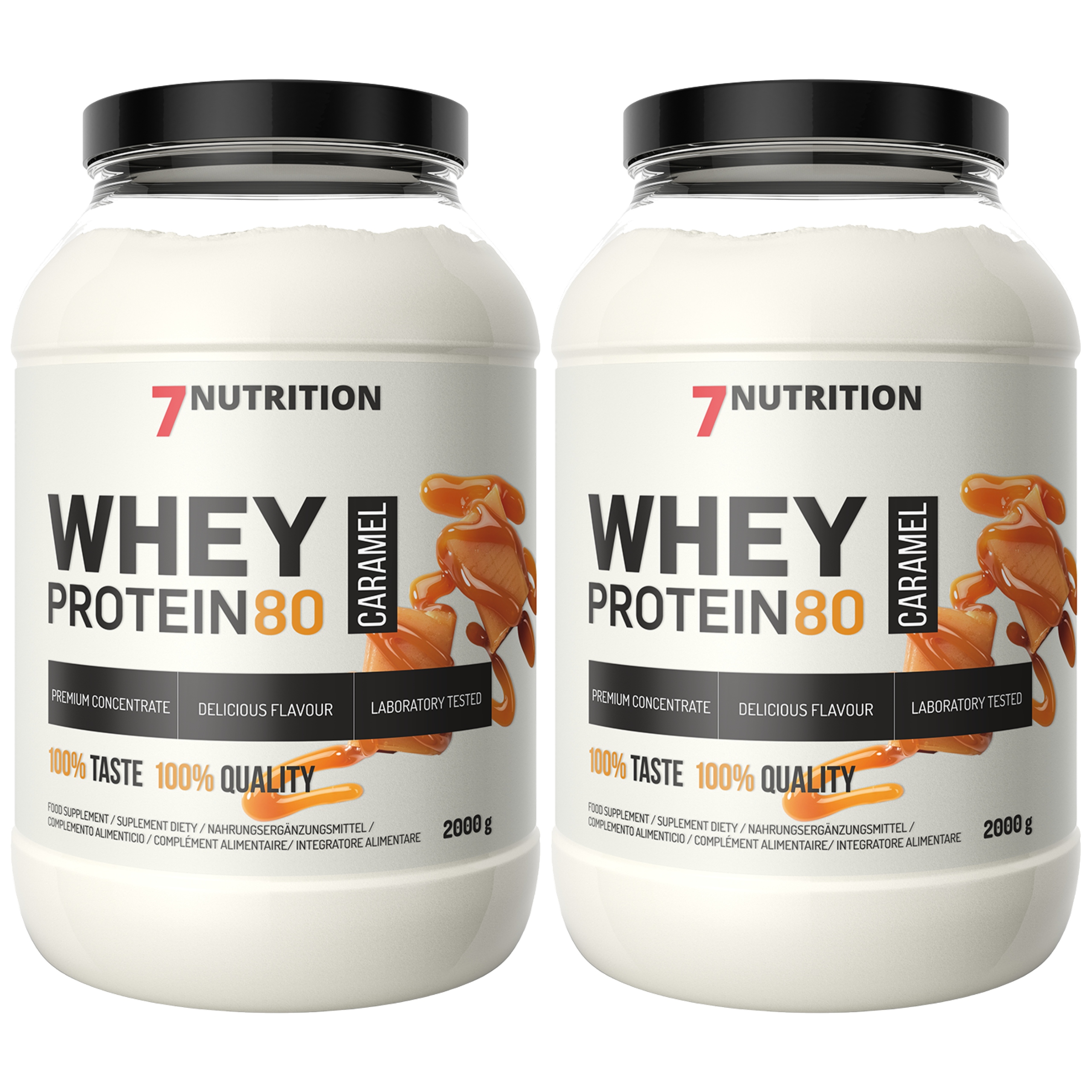 2x Syrovátkový protein Wpc 78% 27 g regenerační porce 2000 g 7 Nutrition