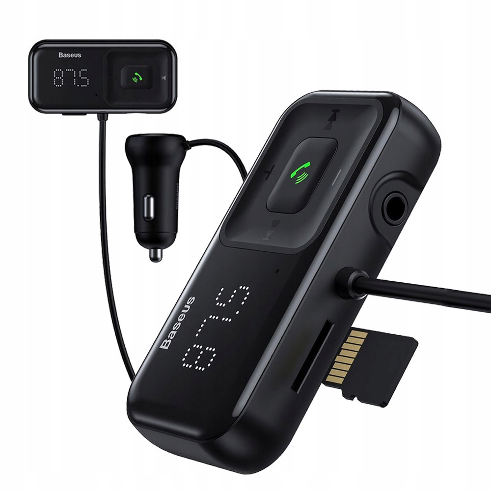 

Transmiter Fm Baseus Aux Bluetooth 2XUSB Microsd