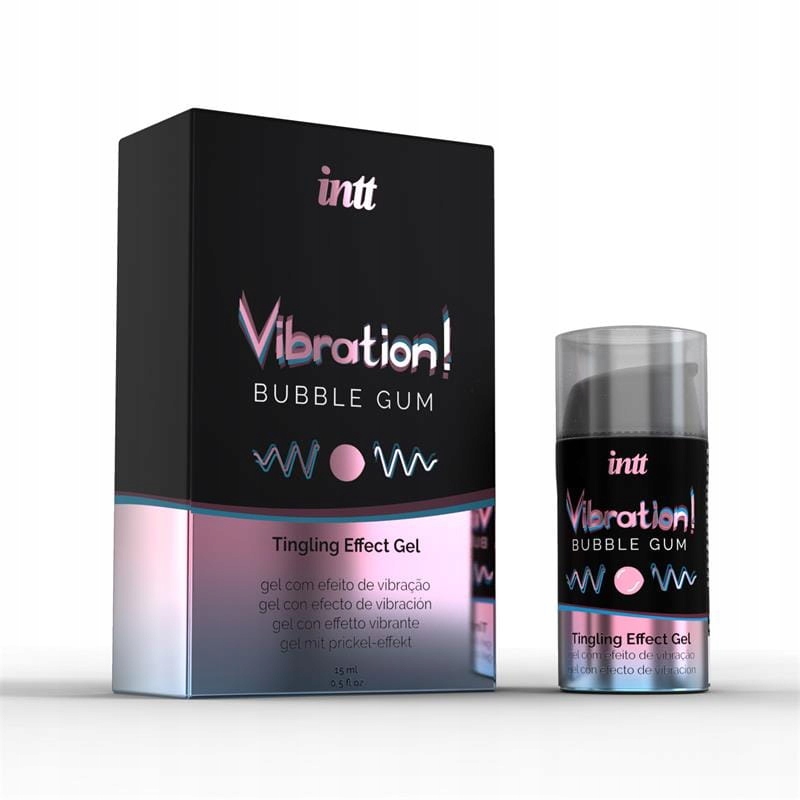 Intt Vibration Bubble Gum - stymulujący żel intymn