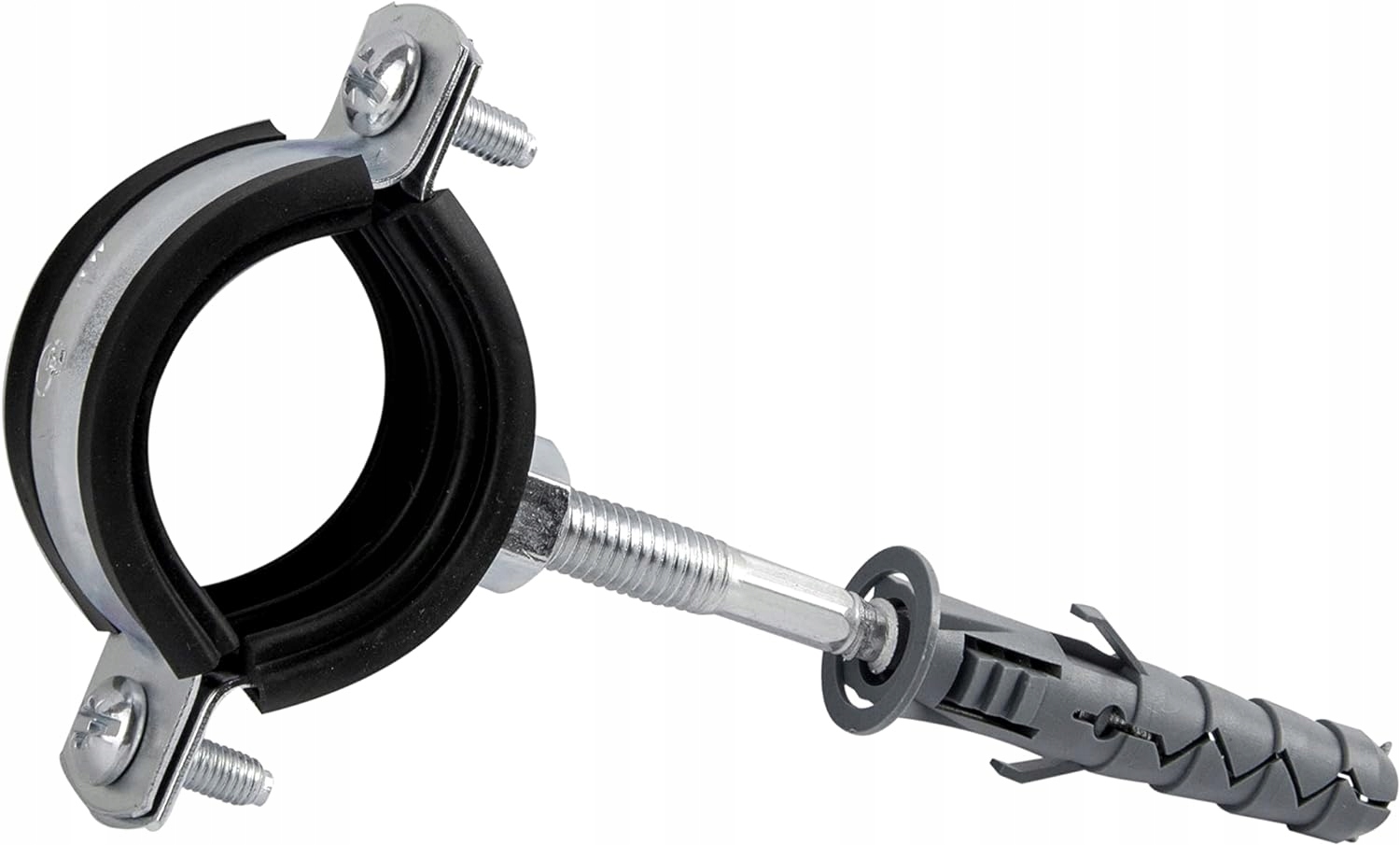 OBEJMA Z GUMĄ 6/4" UCHWYT DO RUR 47 - 52 MM ŚRUBA KOŁEK WYTRZYMAŁA