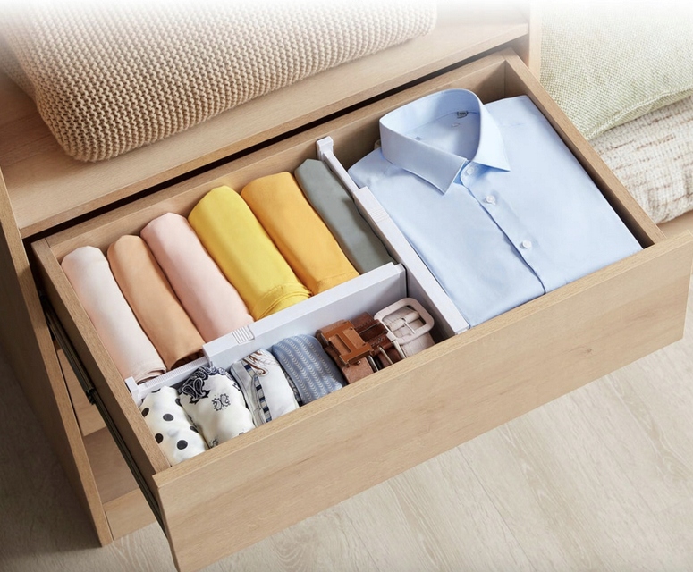 Przegródki do szuflad do organizacji wysokość 10 cm separator Rodzaj organizer do szuflady