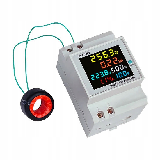

Miernik wielofunkcyjny Ac 40V-300V 100A bocznik