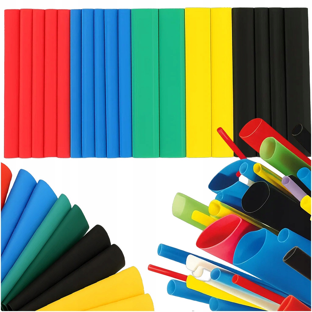 КОМПЛЕКТ ТРУБОК ТРУБКИ ТЕРМОУСАДОЧНЫЕ 164 шт