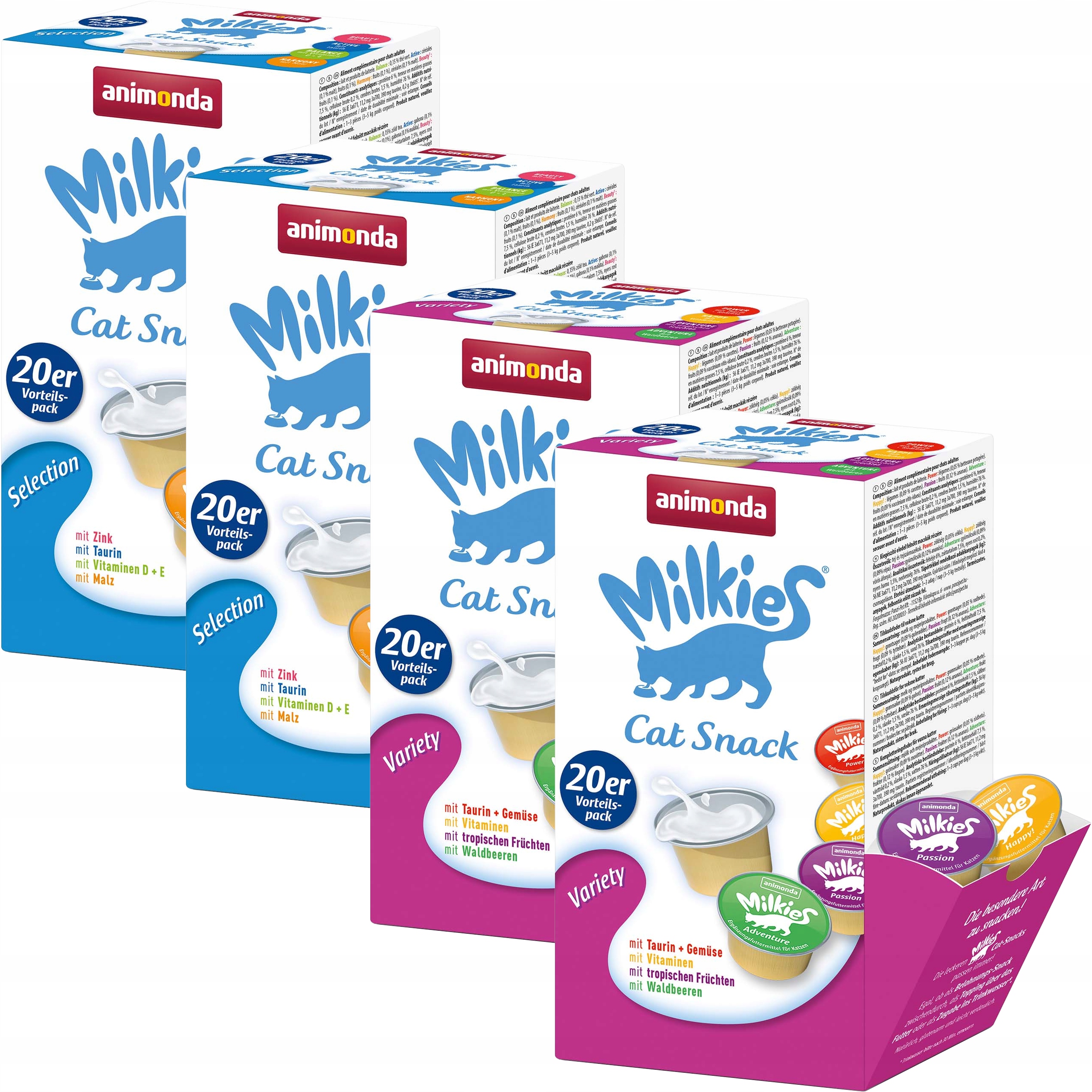 Levně Animonda Milkies Selection 2x(20x15g) Variety 2x(20x15g) Set Pochoutka