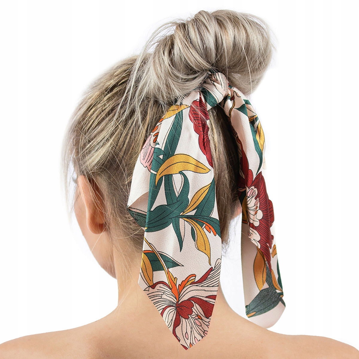

Gumka Do Włosów kolorowa Scrunchie apaszka Długa