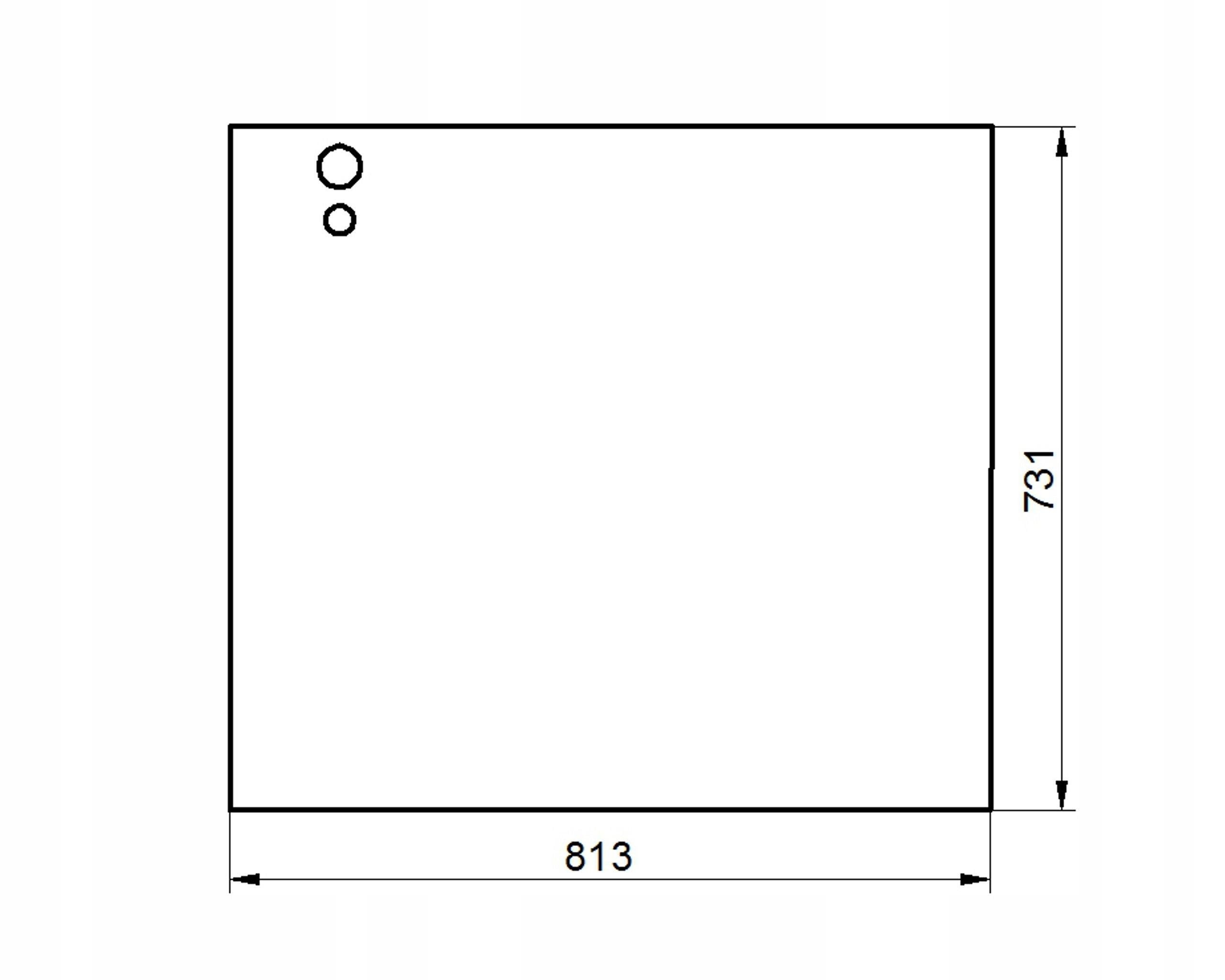 sklo bagr Volvo přední horní 15018090