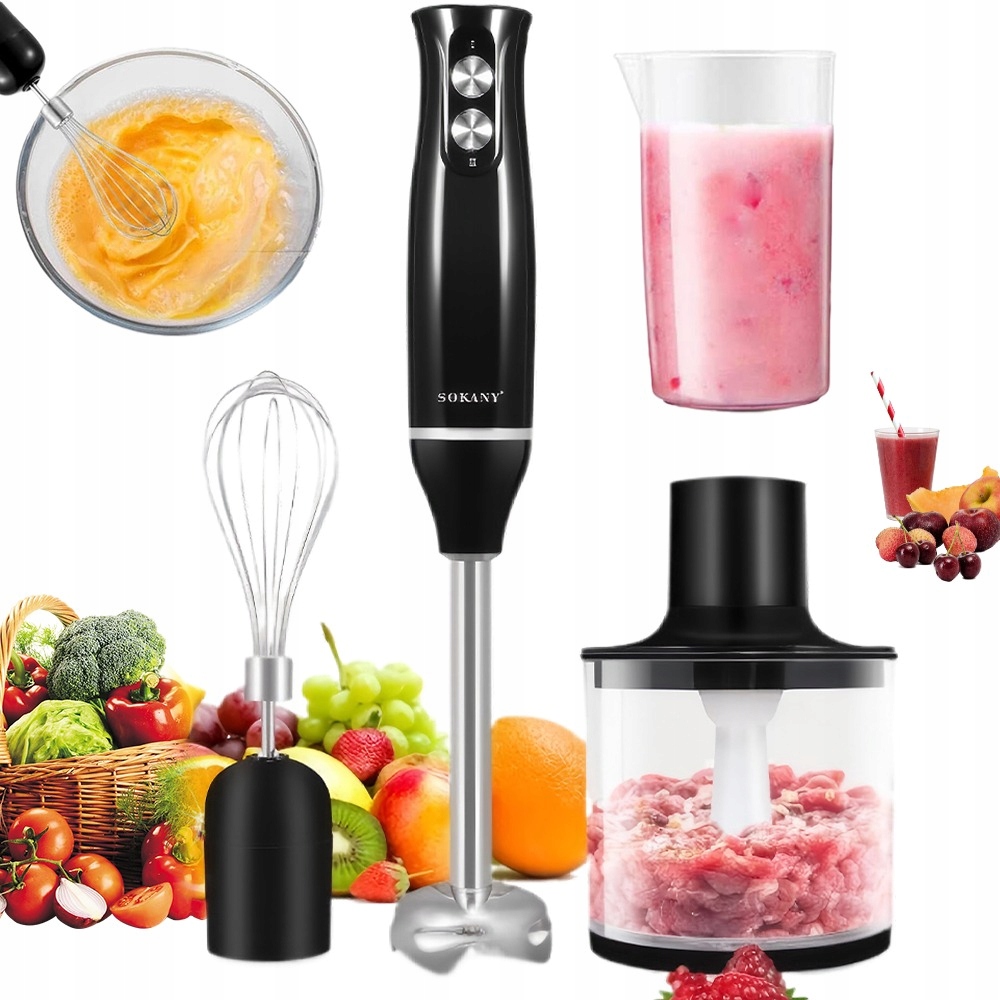 Elektrický Mixér A Sekáček Na Potraviny Pro Strouhání A Sekání