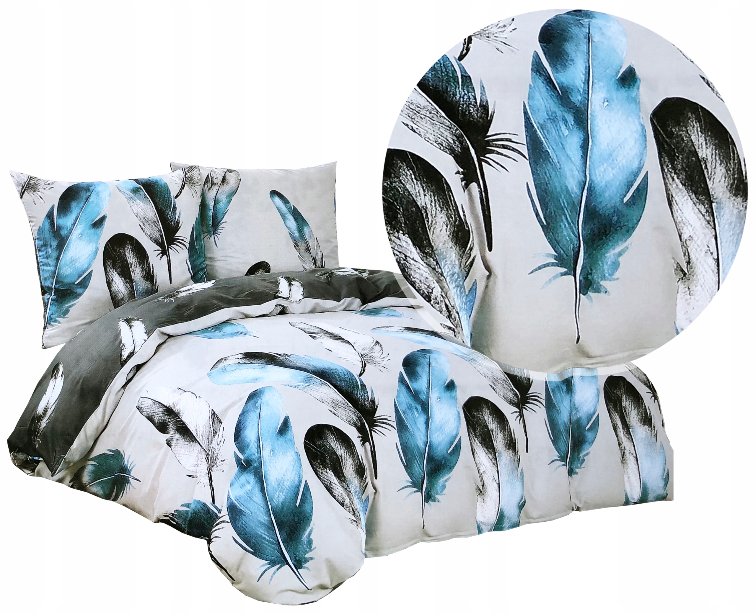 Pościel 200x220 Elway 100% Bawełna Komplet Pościeli Satynowej Nowe