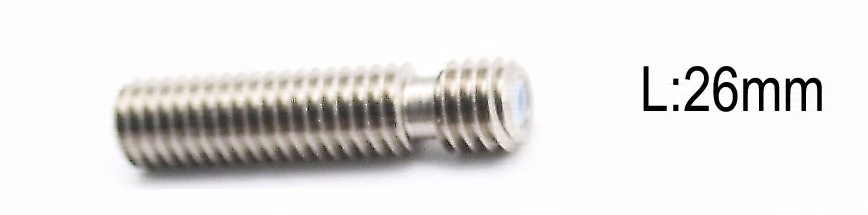 

Rurka głowicy MK8 M6x6x26mm teflon 1,75