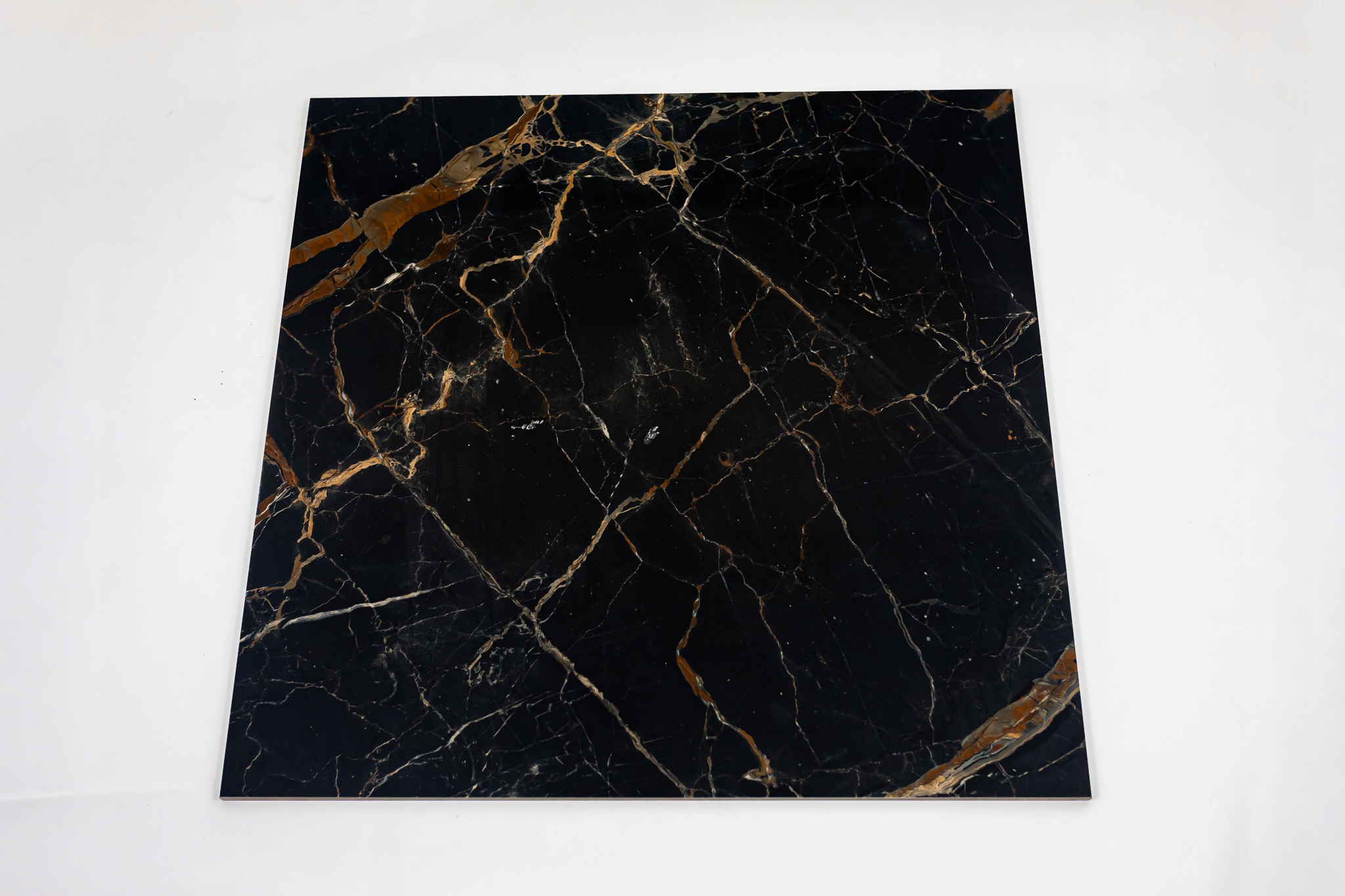 GRES CZARNY MARMUR PŁYTKA PODŁOGOWA POŁYSK 60x60