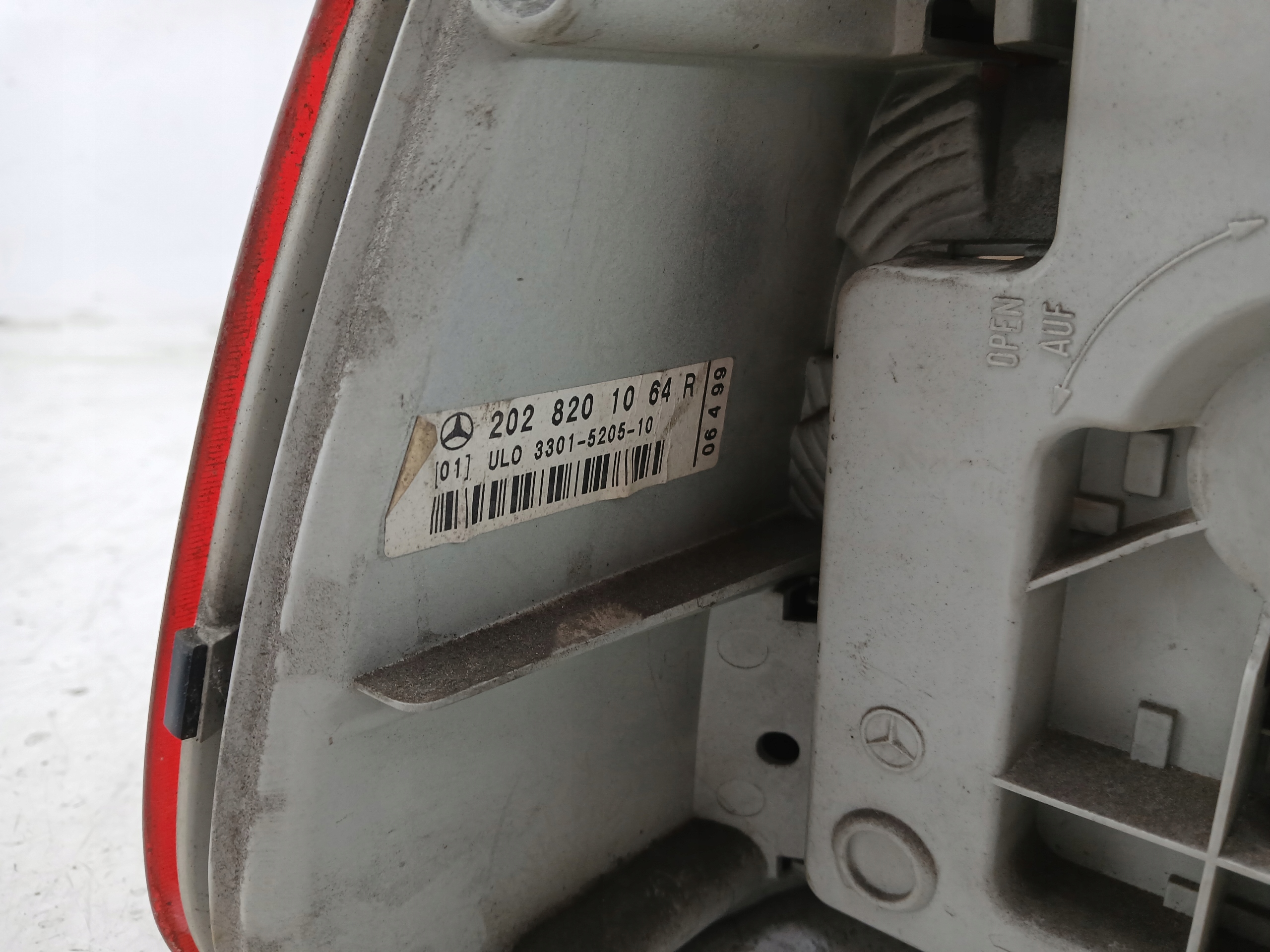 MERCEDES W202 light right rear part sedan 2028201064