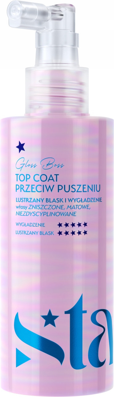STARS TOP COAT DO WŁOSÓW PRZECIW PUSZENIU SIĘ WYGŁADZAJĄCY NADAJĄCY BLASK