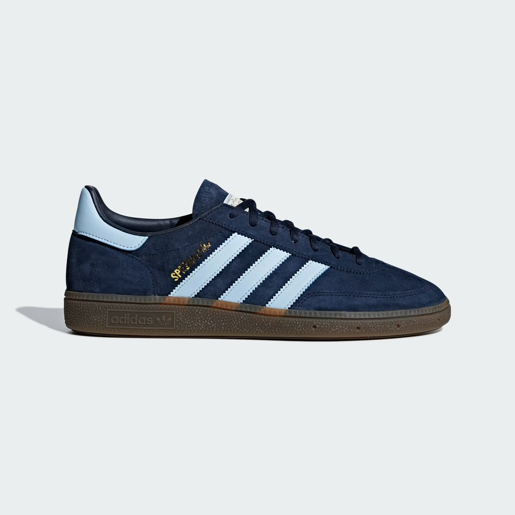 Unisexové boty Adidas Handball Spezial BD7633, tmavě modré, semišové, retro, 44 2/3
